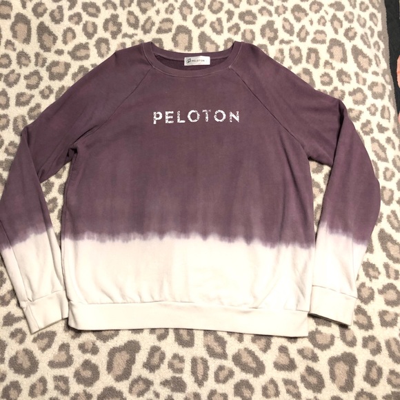 peloton tie dye pullover hoodie